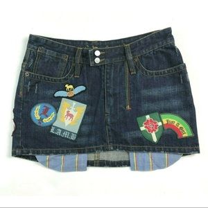 L.A.M.B. By Gwen Stefani Jean Mini Skirt 🌈 size 0